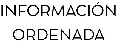 Información Ordenada